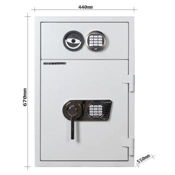 Rottner Schubladentresor D1 65 EL/EL lichtgrau T06172